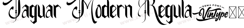 Jaguar Modern Regula字体转换